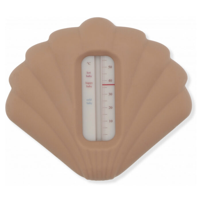Clam Silicone Bath Thermometer - Blush