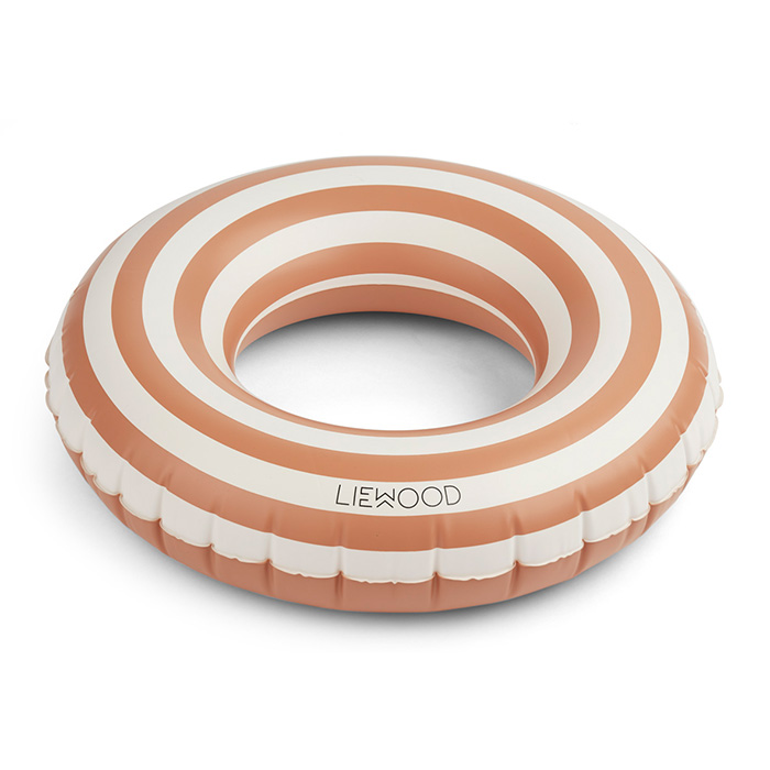 Baloo Swim Ring - Stripe | Tuscany Rose | Creme de la creme