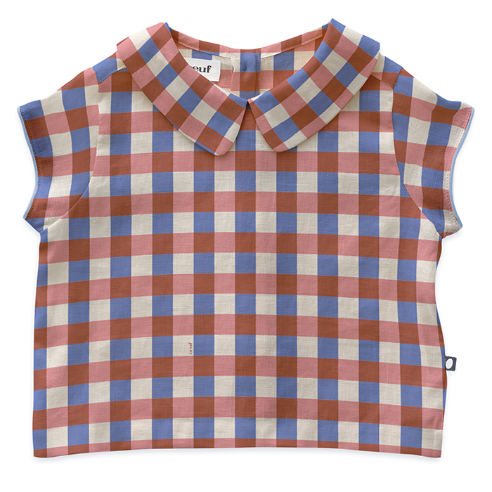 Cap Sleeve Top - Gingham