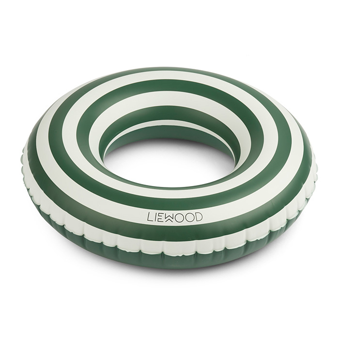 Baloo Swim Ring - Stripes | Garden Green | Creme de la creme